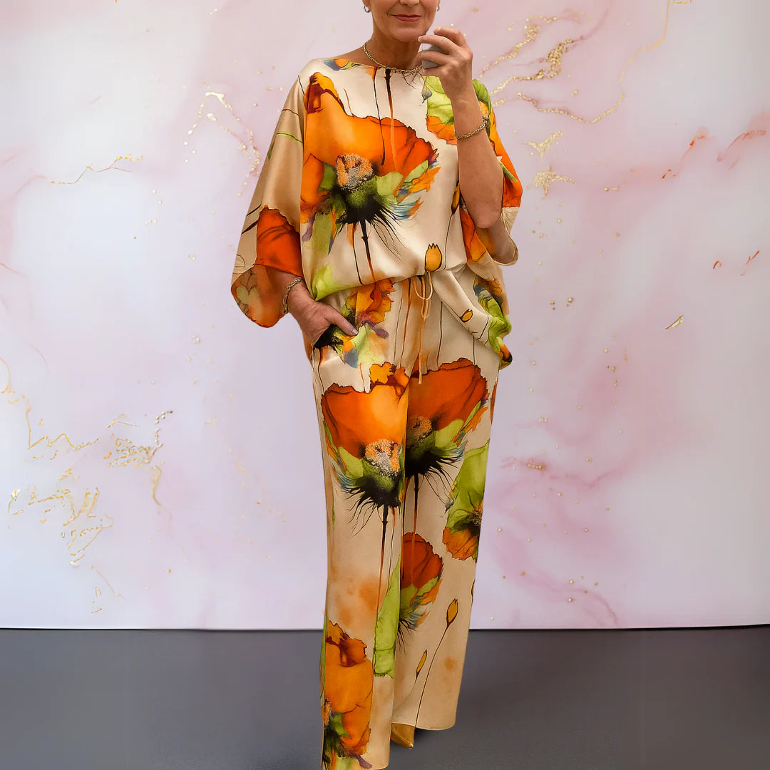 Sienna | Elegant Floral Two-Piece Set