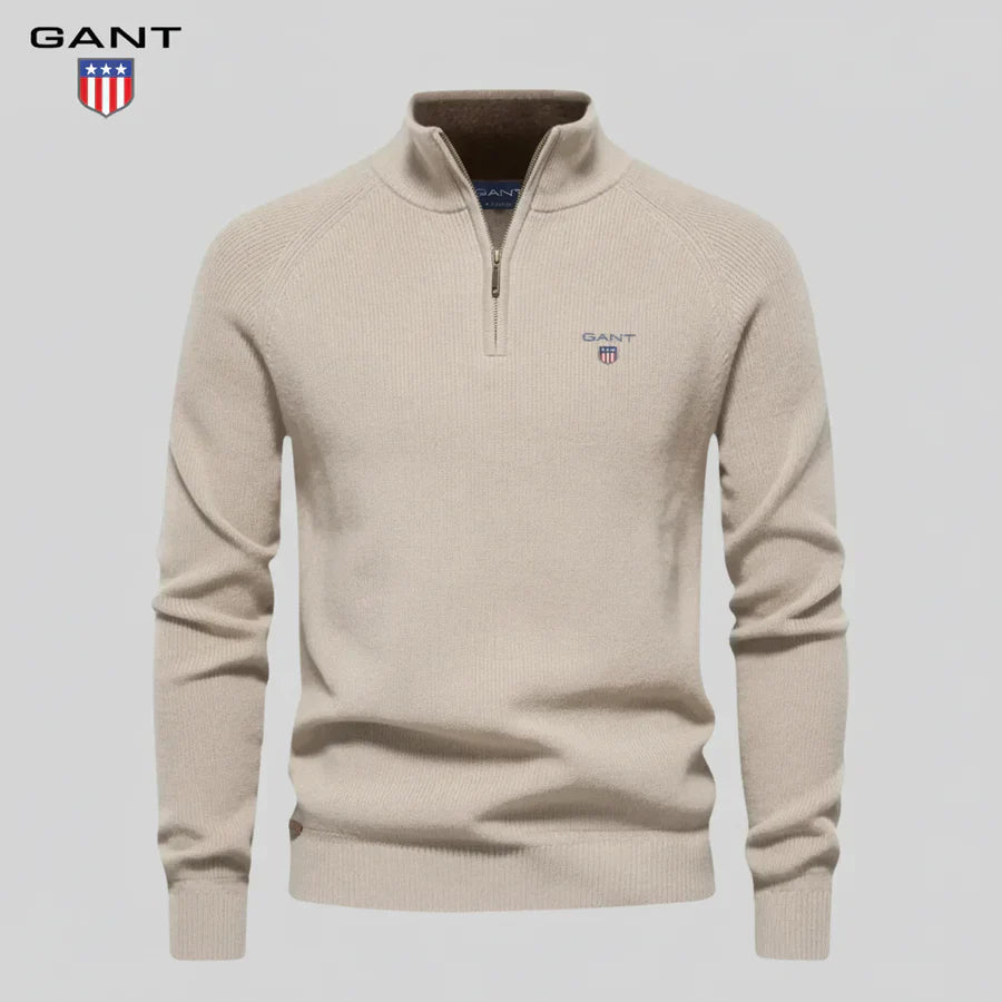 Half-Zip Collar Knit | Men’s Smart Casual Sweater