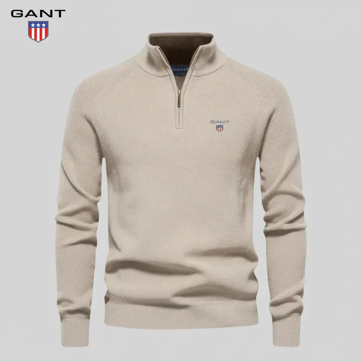 Half-Zip Collar Knit | Men’s Smart Casual Sweater