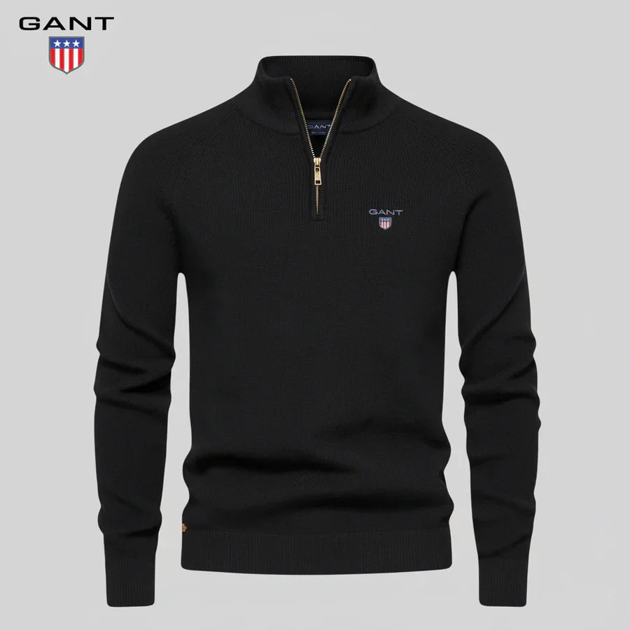 Half-Zip Collar Knit | Men’s Smart Casual Sweater