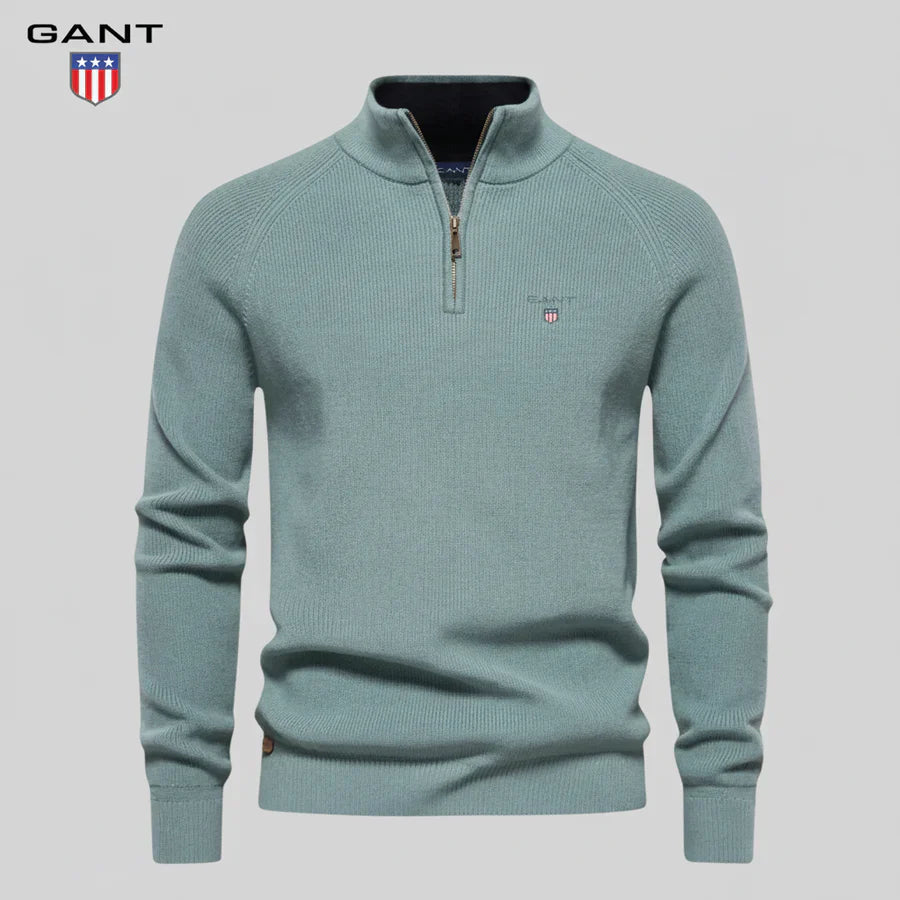 Half-Zip Collar Knit | Men’s Smart Casual Sweater