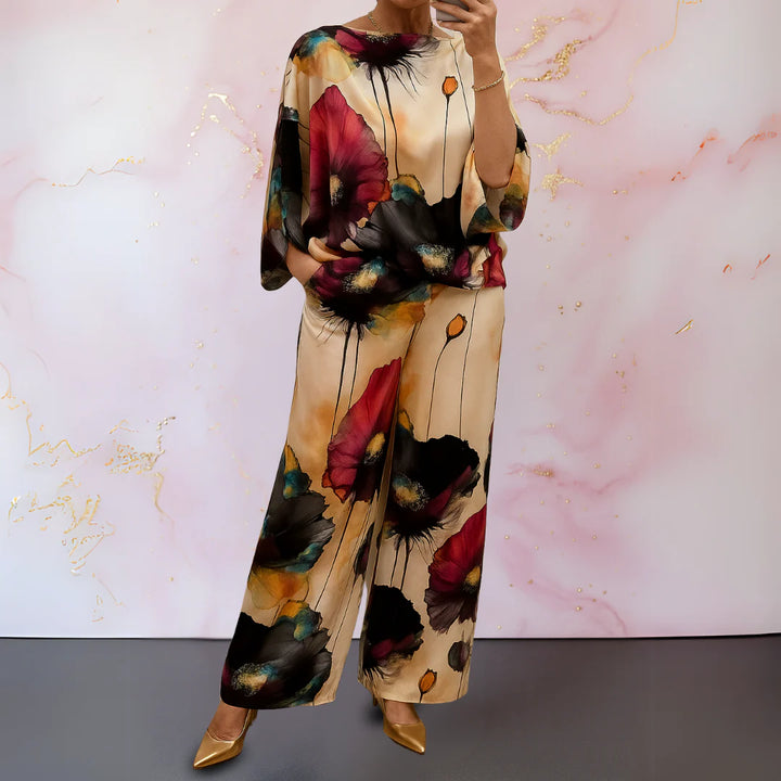 Sienna | Elegant Floral Two-Piece Set