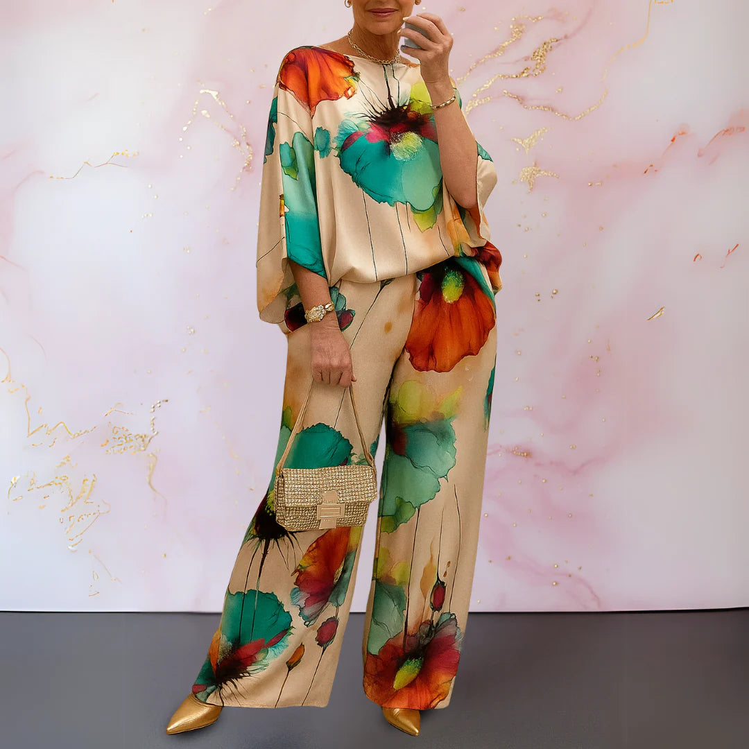 Sienna | Elegant Floral Two-Piece Set