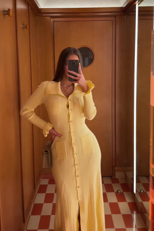 Alina | Knit Maxi Dress