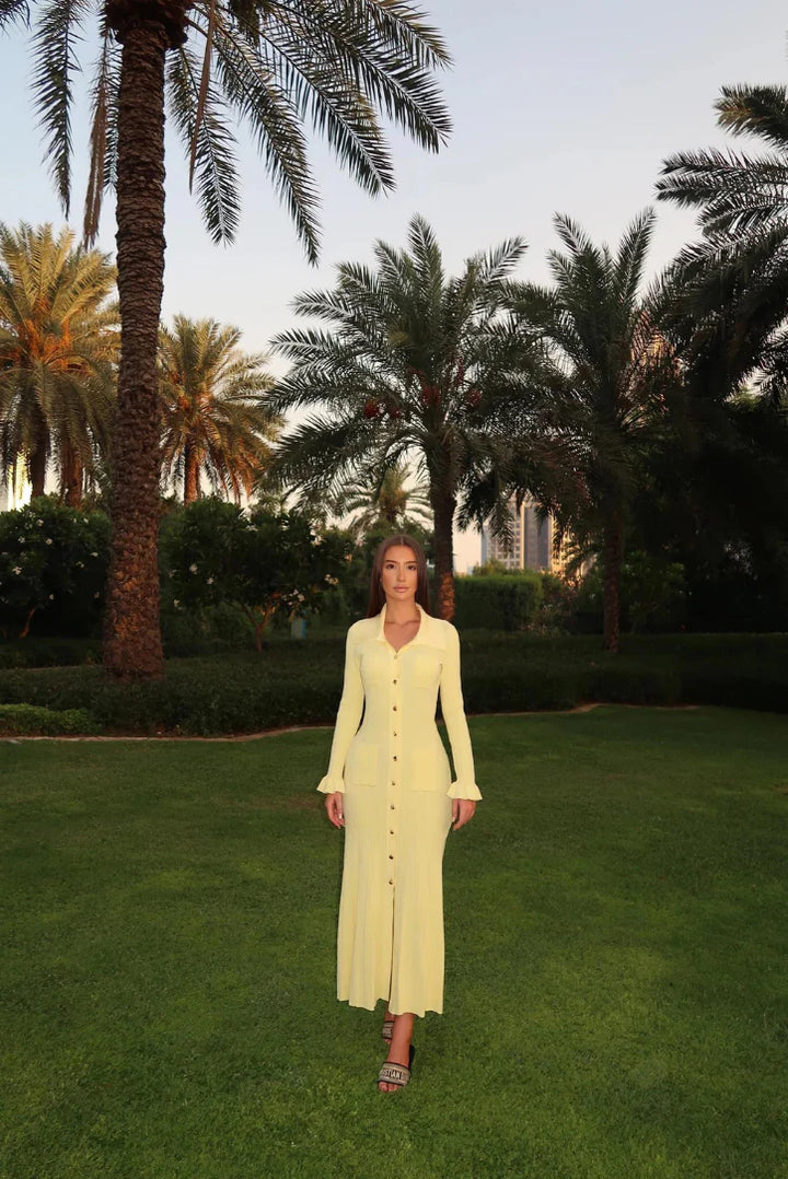 Alina | Knit Maxi Dress
