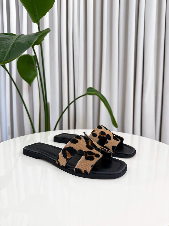 Maëra | Elegant Leopard Sandals