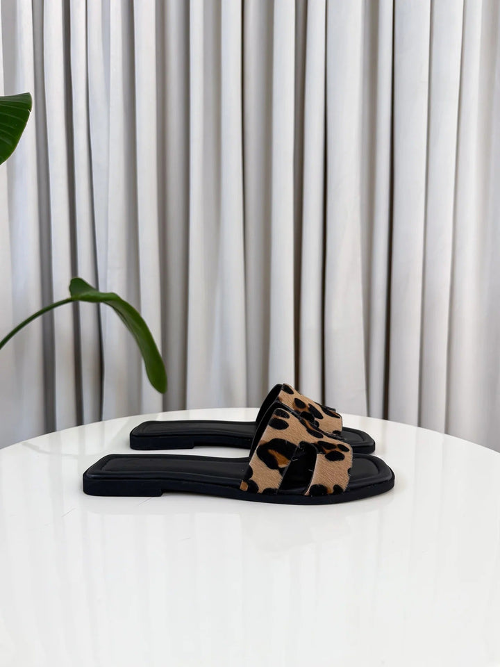 Maëra | Elegant Leopard Sandals