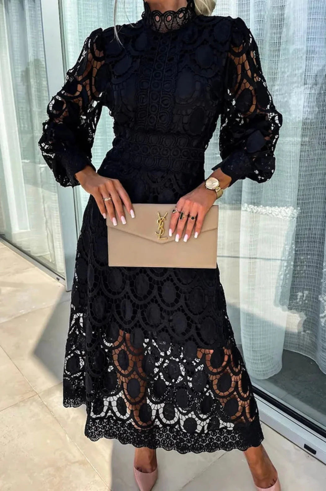 Lyana | Soft Drape Backless Maxi Dress