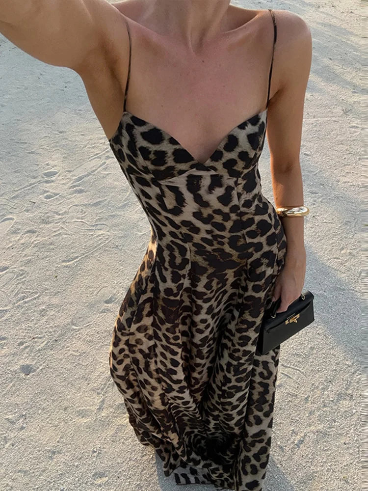 Elara | Backless Draped Maxi Dress