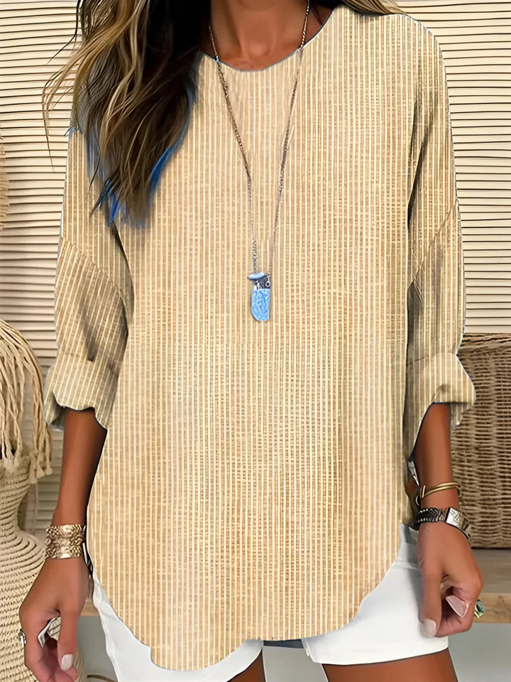 Riva | Striped Relaxed Blouse