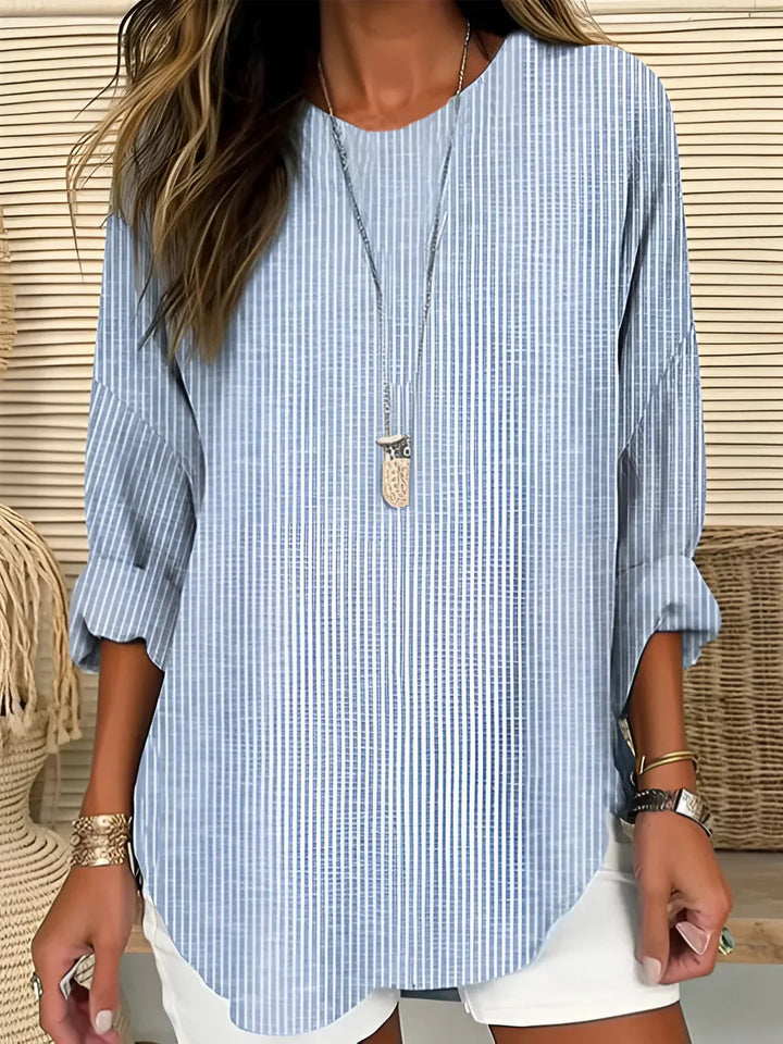 Riva | Striped Relaxed Blouse