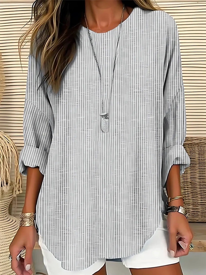Riva | Striped Relaxed Blouse