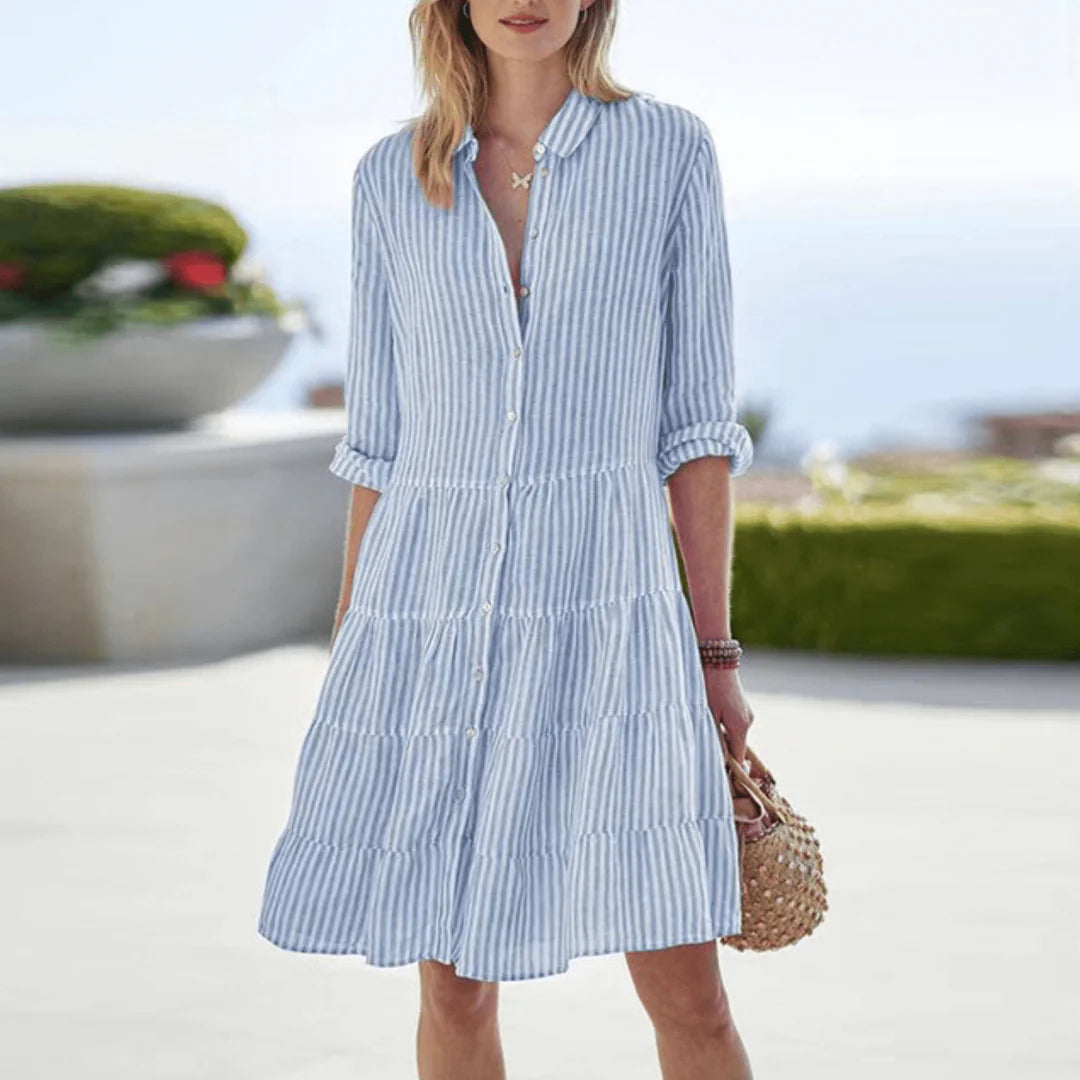 Ismena | Breezy Striped Dress